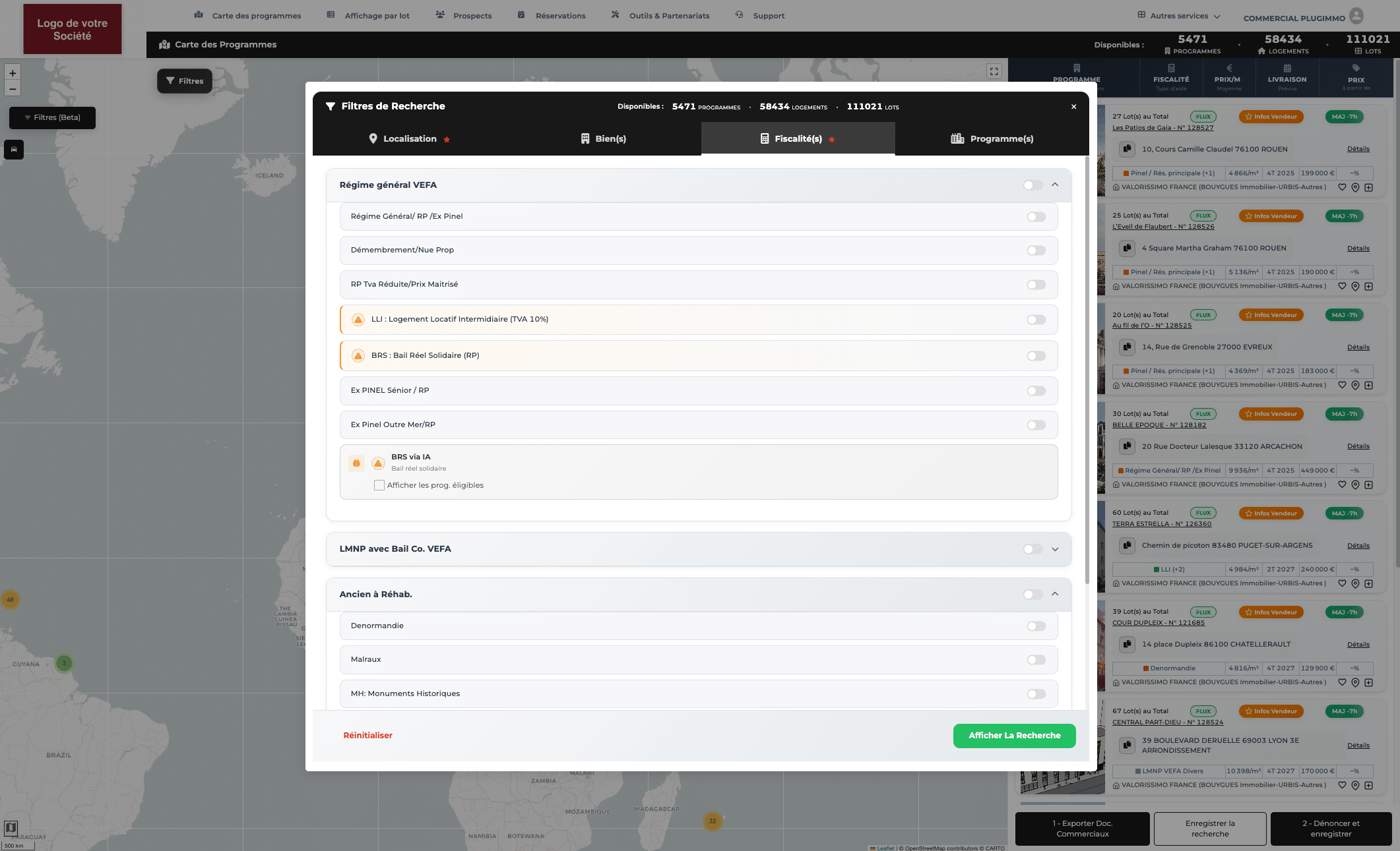 filtres outil plugimmo fiscalite 2